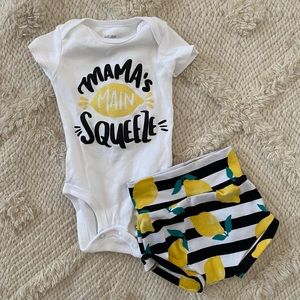 Mama main squeeze-6 month outfit
